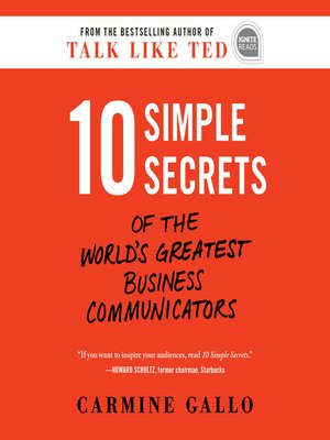 10 Simple Secrets of the World's Greatest Business Communicators - Audiobook